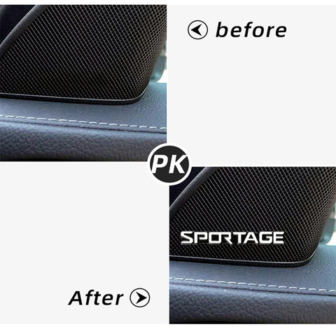 3D Auto Creatieve Decoratie Stickers (4st)