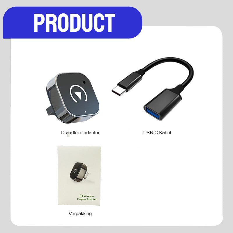 Mini Draadloze CarPlay Adapter