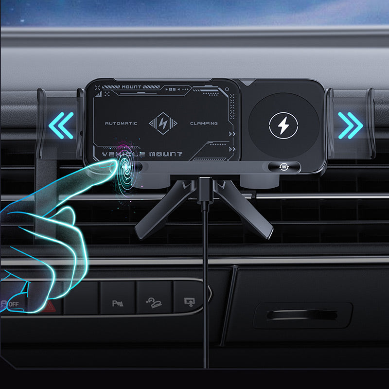 Zeer intelligente houder voor mobiele telefoon/tablet📱🚗