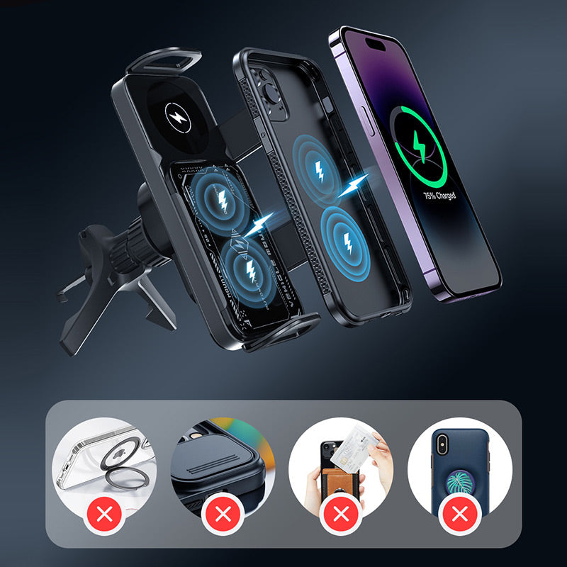 Zeer intelligente houder voor mobiele telefoon/tablet📱🚗