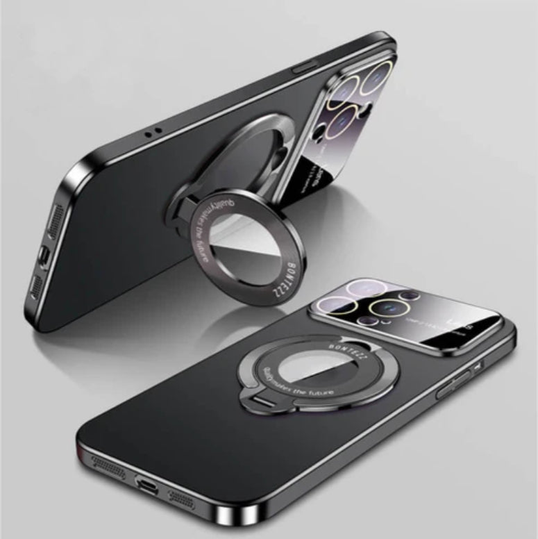 iPhone Metallic Hoesje - Statief en Camerabescherming