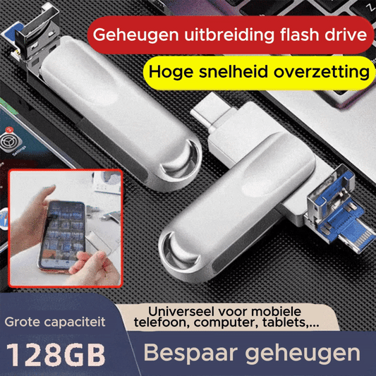 128GB Flashdrive - Universeel Compatibel