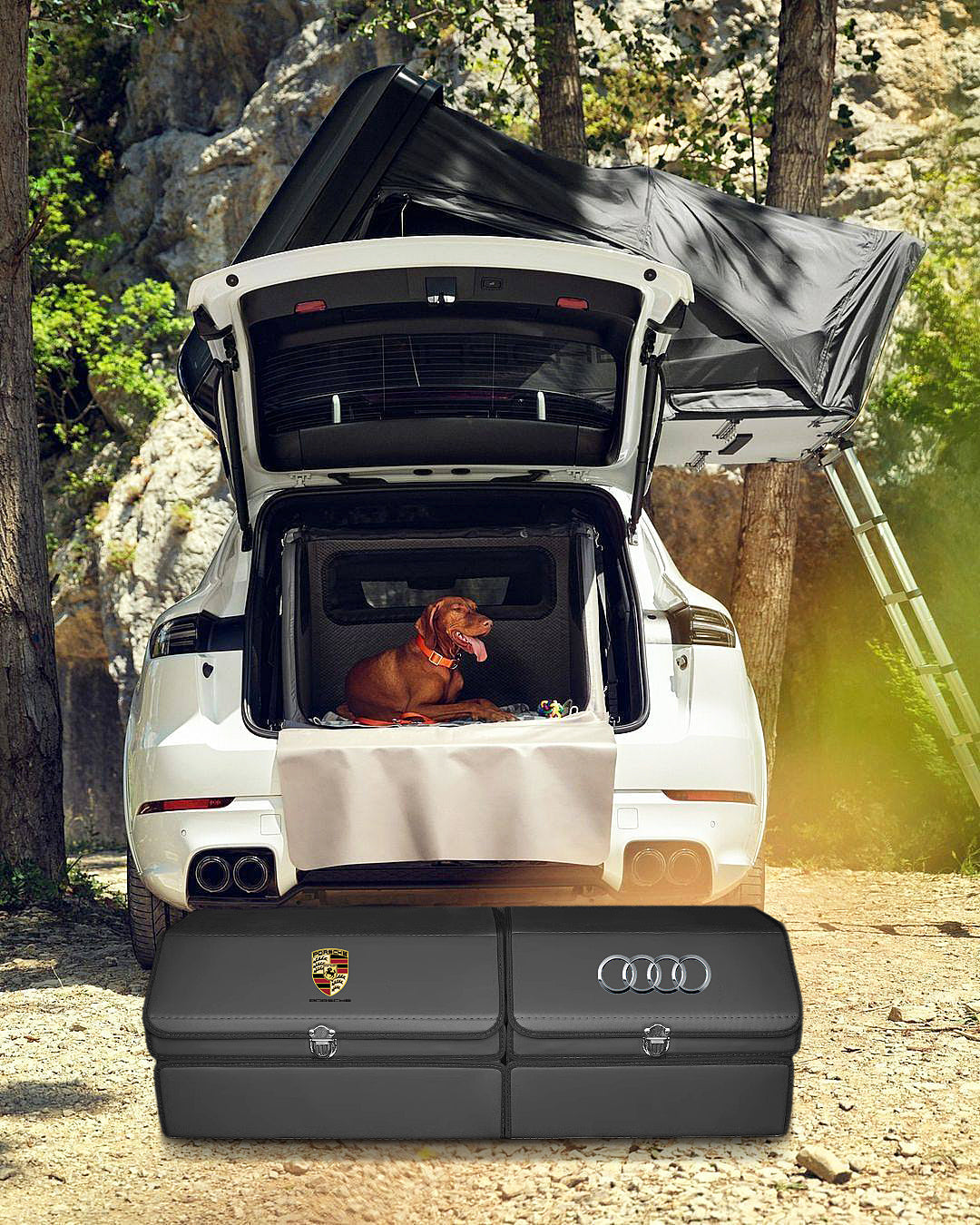 Leren Auto Opbergkoffer