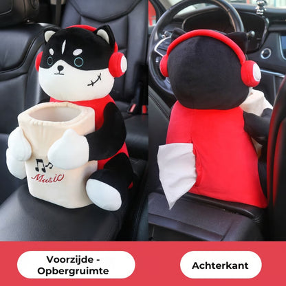 Pluche Auto Tissuehouder