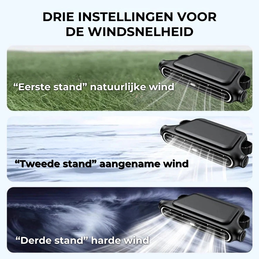 💨 Krachtige Autostoel Ventilator