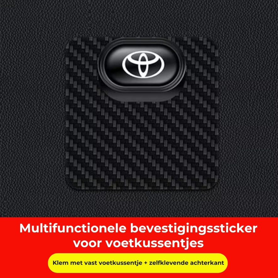 Multifunctionele bevestigingsgesp van koolstofvezel (4st)
