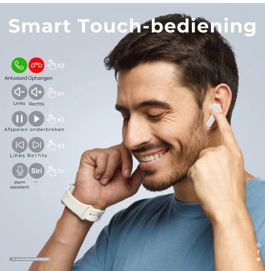 T6 Smart Display Bluetooth Earbuds
