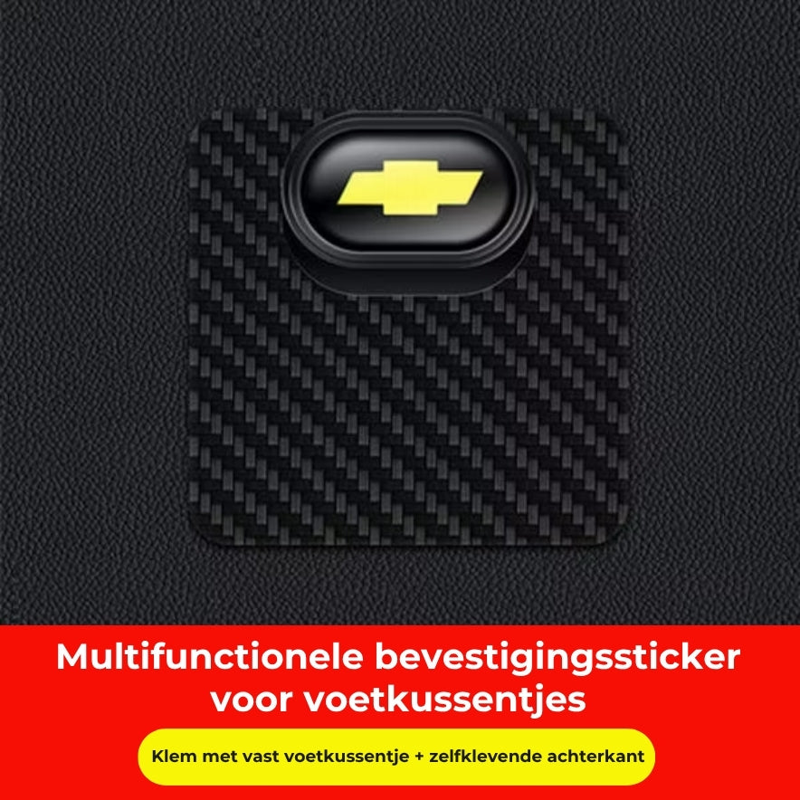Multifunctionele bevestigingsgesp van koolstofvezel (4st)