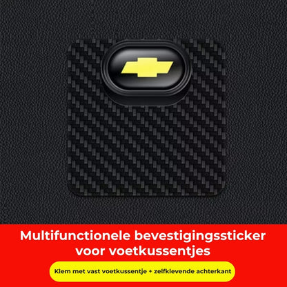 Multifunctionele bevestigingsgesp van koolstofvezel (4st)