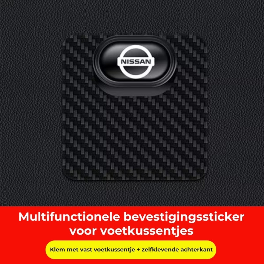 Multifunctionele bevestigingsgesp van koolstofvezel (4st)