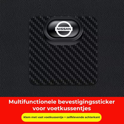 Multifunctionele bevestigingsgesp van koolstofvezel (4st)