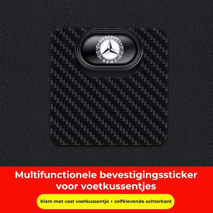 Multifunctionele bevestigingsgesp van koolstofvezel (4st)