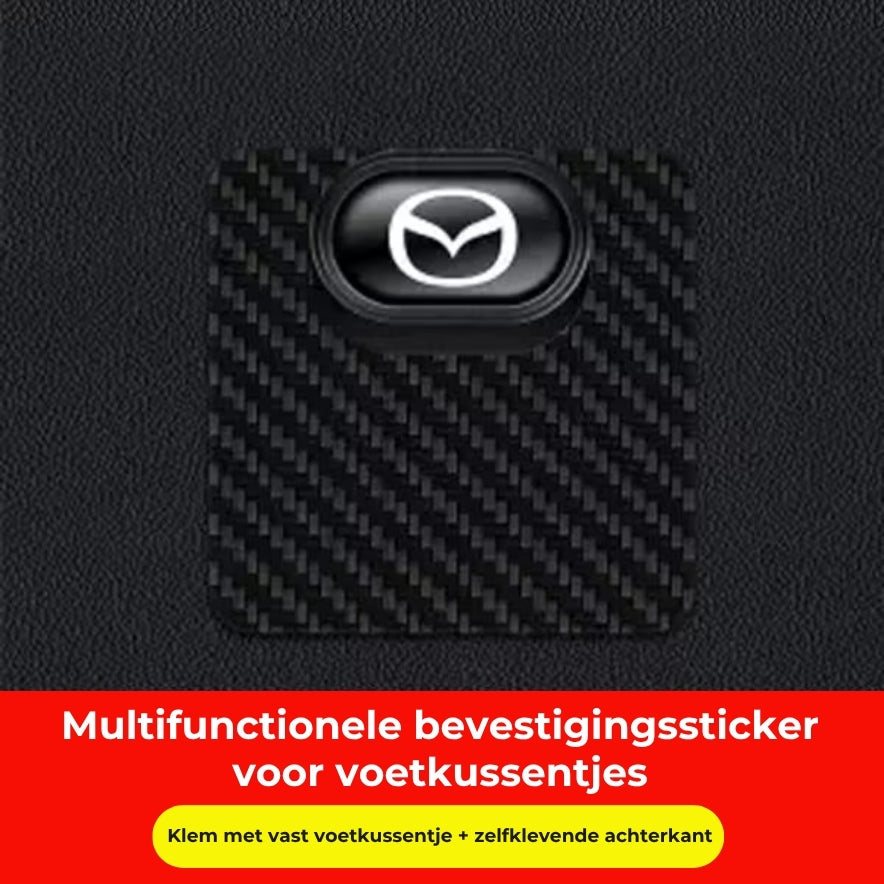 Multifunctionele bevestigingsgesp van koolstofvezel (4st)