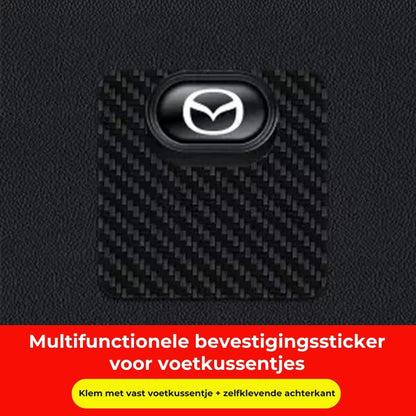 Multifunctionele bevestigingsgesp van koolstofvezel (4st)