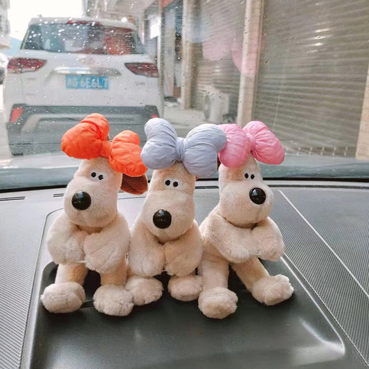 Schattige Decoratiehond Auto