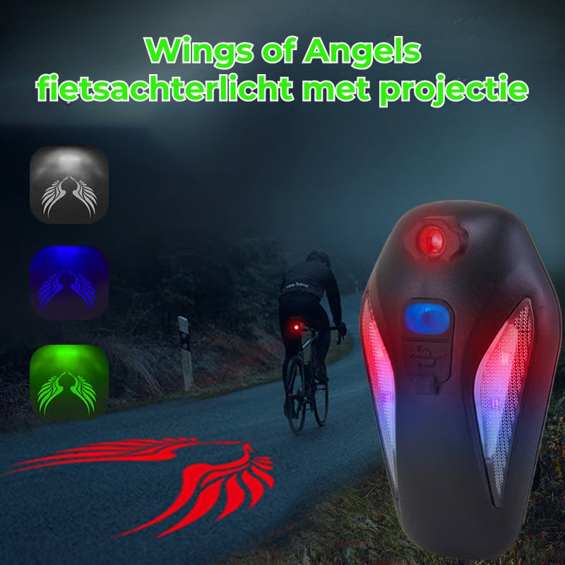 Fietsachterlicht - Vleugelprojectie