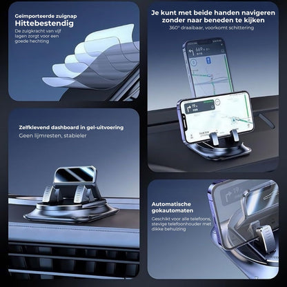 360° draaibare autotelefoonhouder