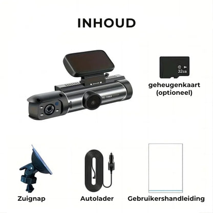 M8 Dual Lens Dashcam - 1080P HD - WiFi