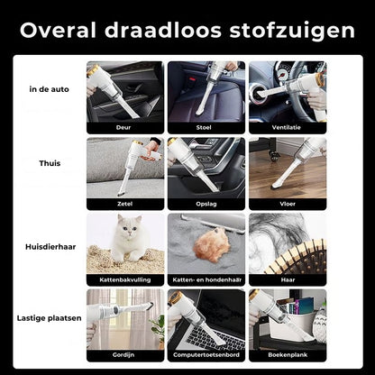 Draadloze Autostofzuiger