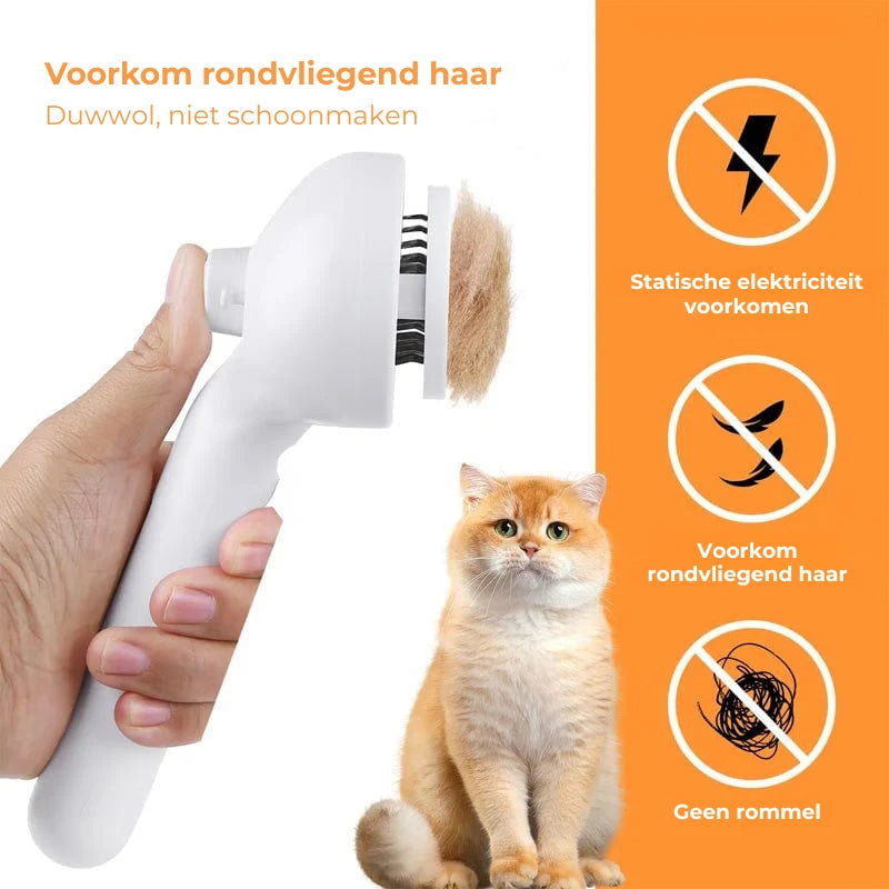 Stomende ontharingskam voor huisdieren
