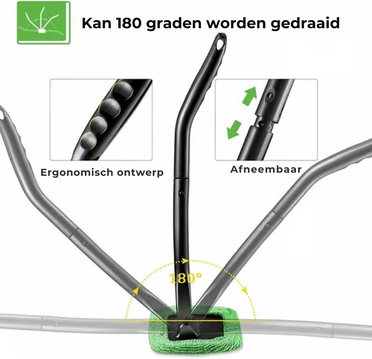 Verlengde Autoruitreiniger