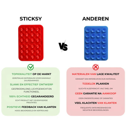 Sticksy - Telefoon Zuignaphouder