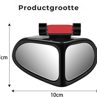 Biflect - Dodehoekspiegelset, 360° draaibaar en vergroot zicht (2st)