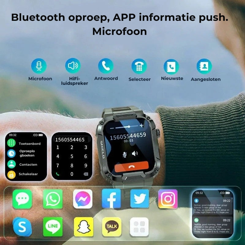 Militaire Smartwatch IP67