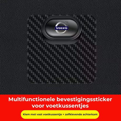 Multifunctionele bevestigingsgesp van koolstofvezel (4st)