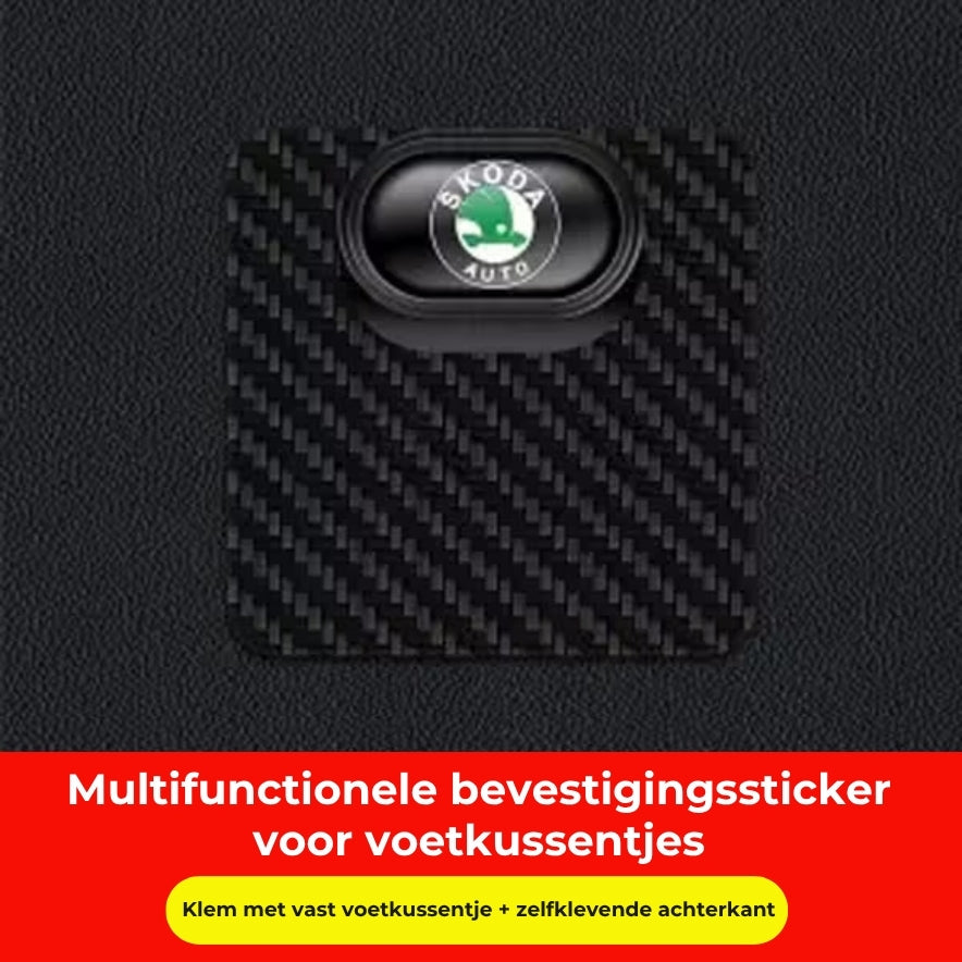 Multifunctionele bevestigingsgesp van koolstofvezel (4st)