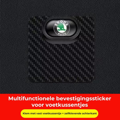 Multifunctionele bevestigingsgesp van koolstofvezel (4st)