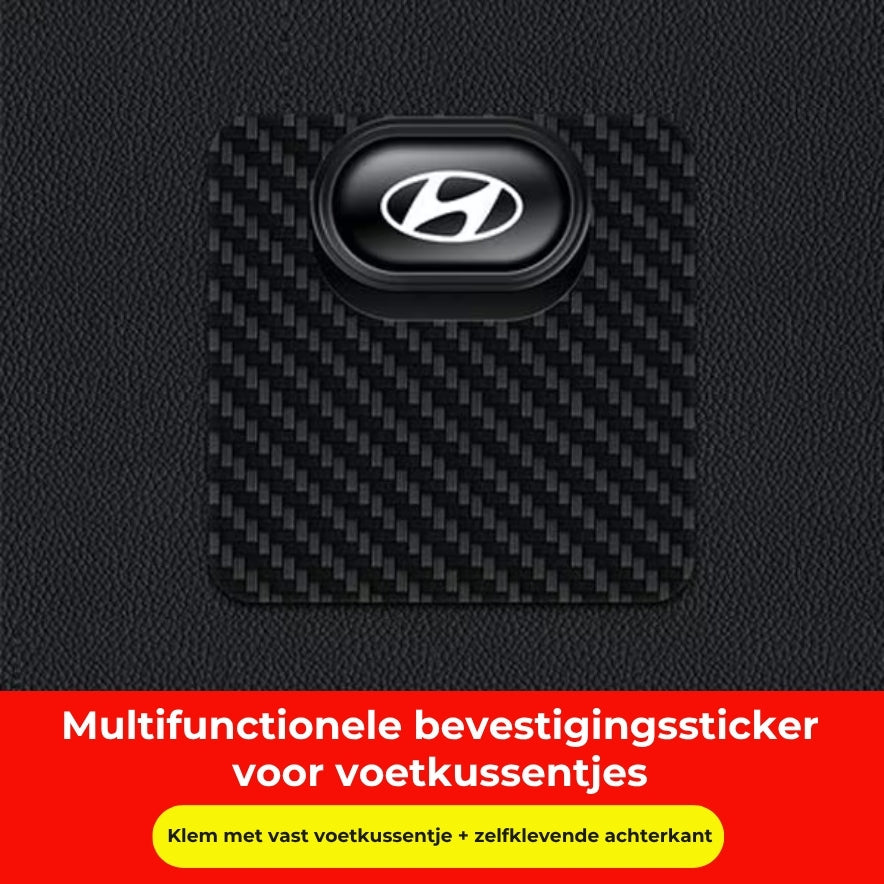 Multifunctionele bevestigingsgesp van koolstofvezel (4st)