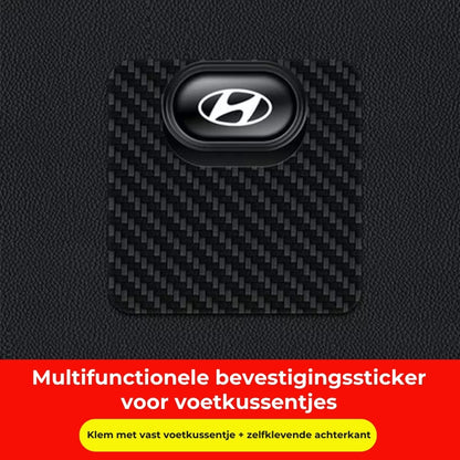Multifunctionele bevestigingsgesp van koolstofvezel (4st)