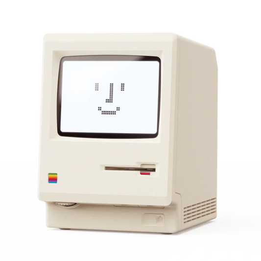 Retro Maclock Mini Mac Klok