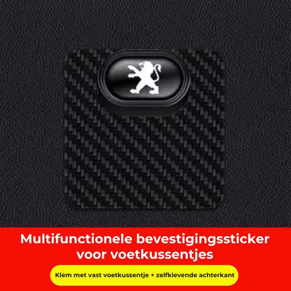 Multifunctionele bevestigingsgesp van koolstofvezel (4st)