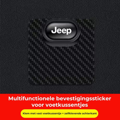 Multifunctionele bevestigingsgesp van koolstofvezel (4st)