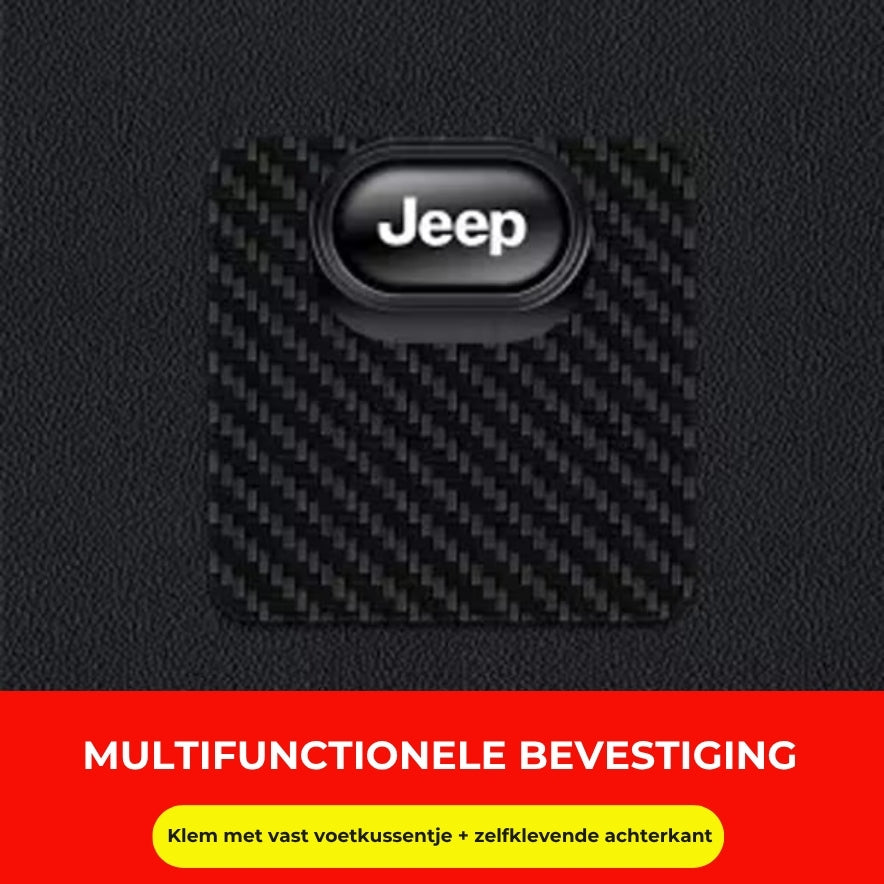 Multifunctionele bevestigingsgesp van koolstofvezel (4st)