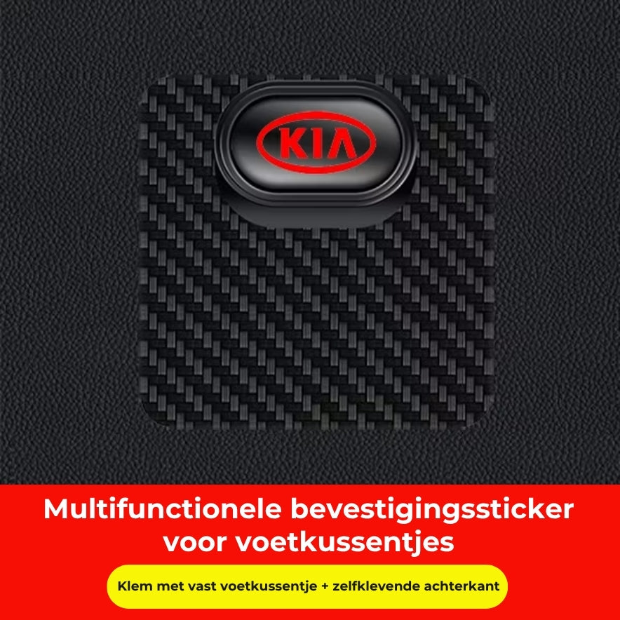Multifunctionele bevestigingsgesp van koolstofvezel (4st)