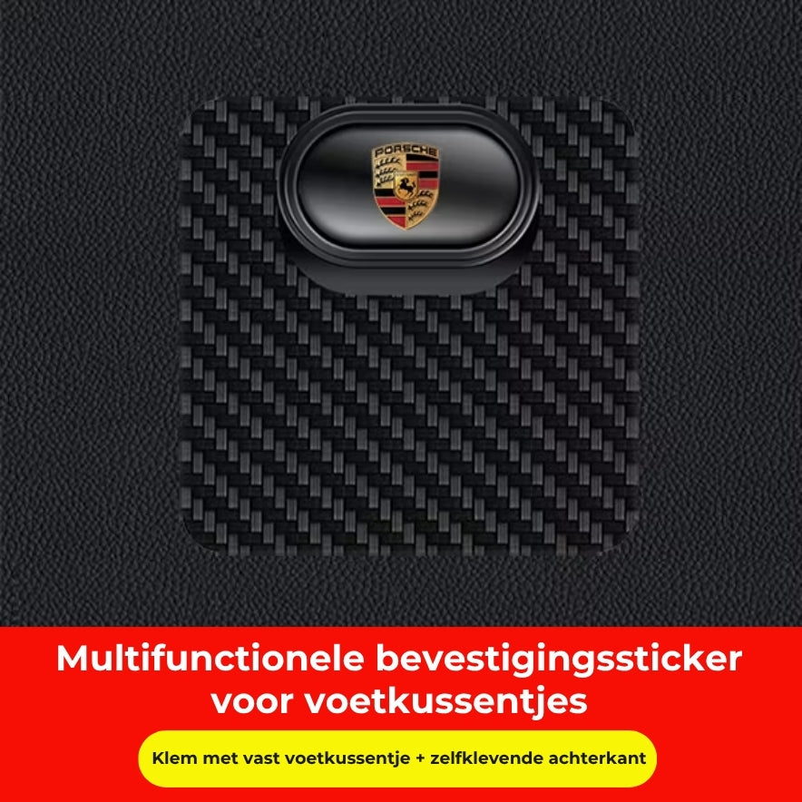 Multifunctionele bevestigingsgesp van koolstofvezel (4st)