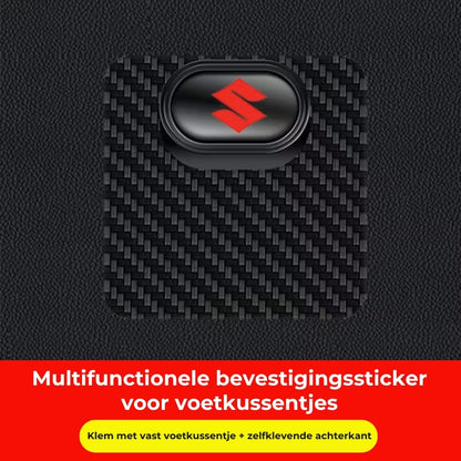 Multifunctionele bevestigingsgesp van koolstofvezel (4st)