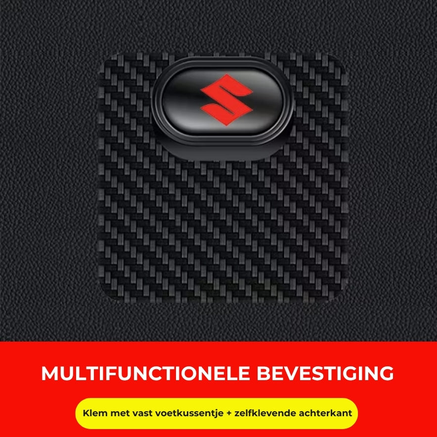 Multifunctionele bevestigingsgesp van koolstofvezel (4st)