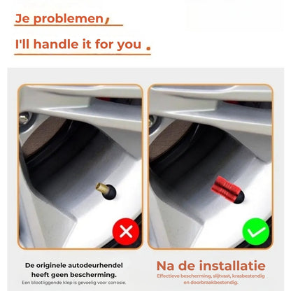 Luchtdichte aluminium ventielafdekkingen (4st)