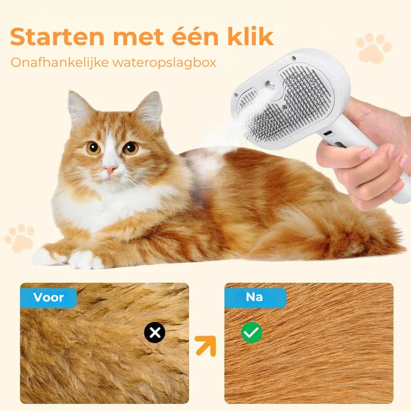 Stomende ontharingskam voor huisdieren