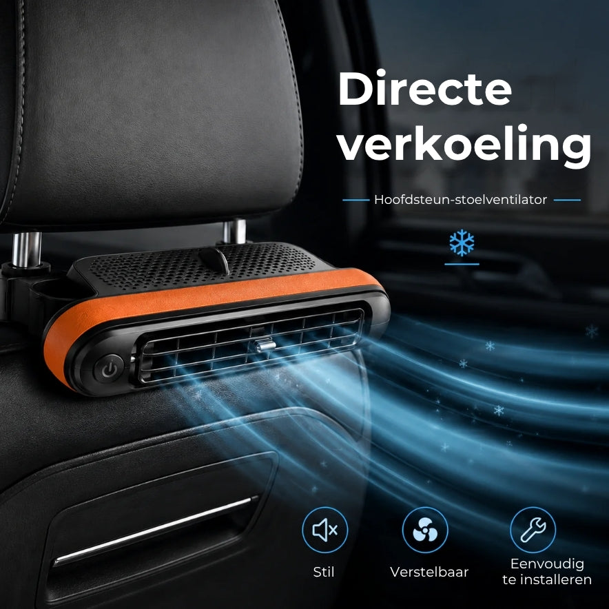 💨 Krachtige Autostoel Ventilator