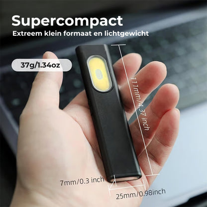 Multifunctionele LED-zaklamp in zakformaat