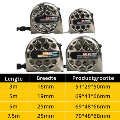Roestvrijstalen Meetlint (meerdere groottes)