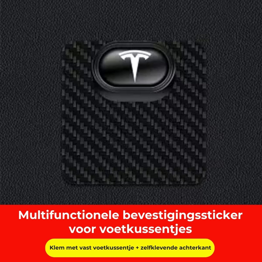 Multifunctionele bevestigingsgesp van koolstofvezel (4st)