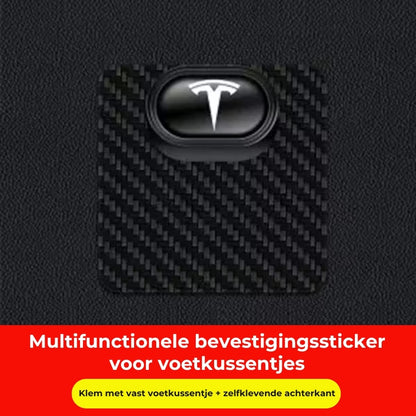 Multifunctionele bevestigingsgesp van koolstofvezel (4st)