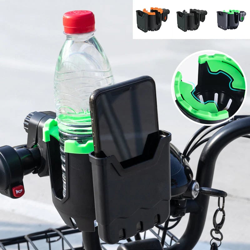 2-In-1 Beker- en Telefoonhouder voor Fiets