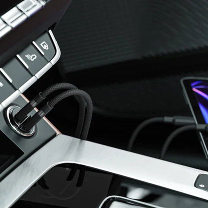 30W snelle mini-autolader 2 x USB-C